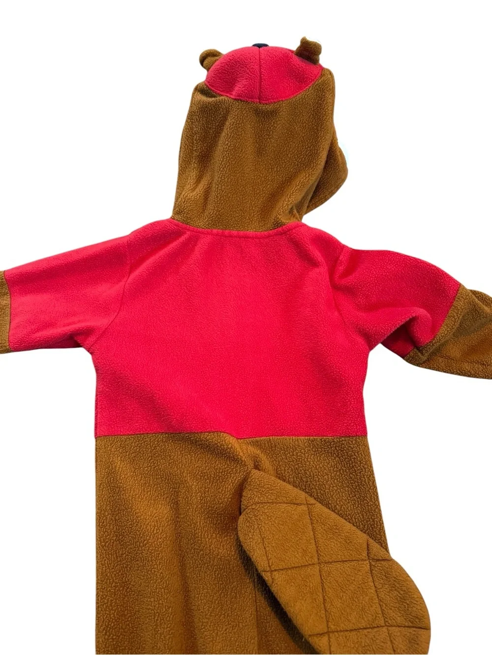 Child’s Unisex Buc-ees beaver one piece suit with zippered front Size 3